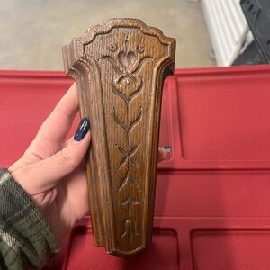 Vintage Elegant Brown Wall Decor Accent Incense Candlestick Holder